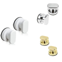 New Suction Cup Handle Door 2 Pieces Suction Cup Handle Drawer Cabinet Fridge Door Glass Portable Mobility Handle