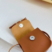 Lazy Style Girl's Fashionable Small Crossbody Bag with Tassels Korean Version Bag Children's Trendy 