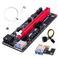 PCI-E顯卡延長線轉接線USB3.0轉接卡PCIE1X轉16X pcie riser card【宜家良品百貨】