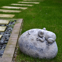 戶外別墅雕塑園藝蝸牛青蛙擺件花園草地裝飾品庭院工藝品景觀石頭