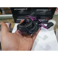 Reel bc seahawk stinger x 100hsL free spool handle kiri sesuai gambar