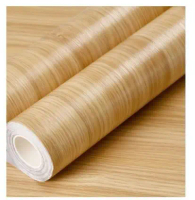 WALLPAPER STICKER DINDING TRIPLEK KUNING 45 cm x 7.3 meter