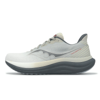 Saucony 慢跑鞋 Triumph 23 男鞋 灰 白 輕量 緩震 厚底 運動鞋 索康尼 S21023505