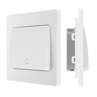 英國 BG British General Evolve PCDCL14WW 按制10A門鐘開關 Pearlescent White 珠光白 白