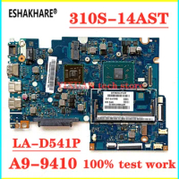 LA-D541P motherboard for Lenovo Yoga 510-14AST 500-14ACZ 310S-14AST Notebook Motherboard 5B20L85913 5B20L85910 With A6 A9 CPU