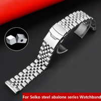 Solid stainless wristband for Seiko steel watch strap abalone series turtle srpa21 srp777 srpc25 srp773 Bracelet 22mm watchband