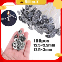 Candle Cotton Wick Metal Sustainer Tab Wick Holder Dudukan Sumbu Lilin