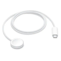 Apple Watch 磁性快速充電器對 USB-C 連接線 (1 公尺) -編織線款-