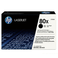 HP 黑色高容量原廠碳粉匣(白盒) / 個 CF280XC 80X