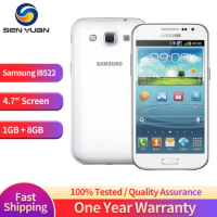 Original Samsung Galaxy WIN Duos I8552 3G CellPhone 1GB RAM 4GB ROM WiFi GPS 4.7" Touch Screen Quad Core Android Mobile Phone