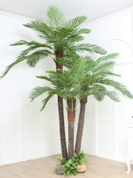 大型仿真椰子樹假樹仿真樹室內外裝飾植物酒店落地棕櫚樹防真椰樹