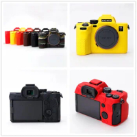 Soft Silicone Armor Camera Bag Case For Sony A7R4 A7R5 A7M4 A7R3 A7R2 A7S2 A7R II III IV V M4 Cover Body Skin