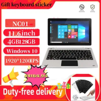 11.6” LCD Screen NC01 Tablet PC With Pin Docking Keyboard 4GB RAM 128GB ROM Windows 10 Netbook HDMI-compatible With Dual Cameras