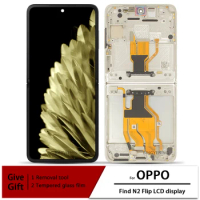 Original 6.8" For OPPO Find N2 Flip LCD Display Screen Assembly For OPPO Find N2 Flip CPH2437 AMOLED