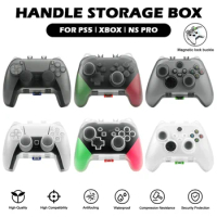 For PS5/Switch Pro Controller Protective Case Transparent Clear Crystal Cover For Xbox Series Gamepad Handle Storage Box Shell