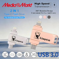 Kingston U Disk Type-C Interface Adapter Flash Drive Mini Dual Hard Disk OTG USB Compatible with iP/