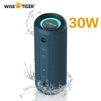 WISETIGER P3 Bluetooth Speaker Portable Bass Boost Speaker 30W Outdoor IPX7 Waterproof High Quality Sound HD Stereo Surround