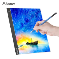 Aibecy LED A3 Light Panel Graphic Tablet Light Pad Digital Tablet Copyboard with 3-level Dimmable Brightness for Tracing Drawing