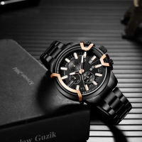 PROMO BELLEDA 9286 Jam Tangan Pria Men Stainless Steel Quartz Chrono Aktif Anti Air Watches