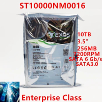 New Original HDD For Seagate 10TB 3.5" SATA 6 Gb/s 256MB 7.2K For Internal Hard Drive For Enterprise Class HDD For ST10000NM0016