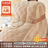 Blanket Winter Thickened Throw Blanket Lamb Wool Quilt Winter Quilt Coral Fleece Blanket Plush Fleec
