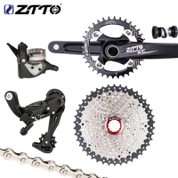 ZTTO MTB 10 Speed groupset 1x10S Shifter Rear Derailleur 10s 36T 40T 42T 46T 50T Cassette 10V Chain Current Crankset With BB