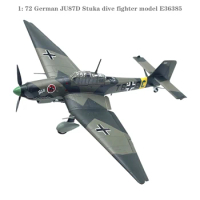 1: 72 German JU87D Stuka dive fighter model E36385 Finished product collection model