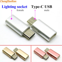 3pcs Lightning connector FEMALE (for iphone 13/iphone 13 pro /iphone 13 pro max /ipad/ipod/....for apple product) to Type C MALE
