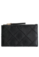 Tory Burch Fleming 軟皮拉鍊卡片套