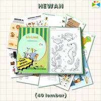 Paket Worksheet Aktivitas Anak HVS F4 / Paket Mainan Edukasi Aktivitas Anak / Paket Worksheet Kertas
