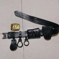 KOPEL SATPAM KULIT ASLI 1 SET I KOPEL SATPAM DOF
