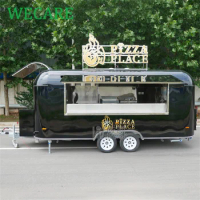 WECARE Concession Stand Cocktail Bar Churros Food Truck Snack Fast Food Carts and Food Trailers Fully Equipped Kitchen