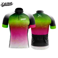 XAMA cycling jersey summer men short sleeves roadbike clothing quickdry bicycle apparel maillot ciclismo racing wear