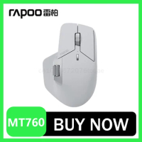 RAPOO MT760 mouse dual mode 2.4G Wireless Ergonomics mouse Laptop Accessories Office accessory for computer Women And Man Gifts