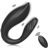 Silicone Dual Vibrating Panties Magic Wand Clitoral Stimulation Wireless Remote Control G Spot Vibrator Sex Toys for Women