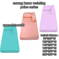 Sarung Kasur Resleting Polos Estetik Model Terkini Ukuran 90x200x15 - 200x200x15 Dekorasi
