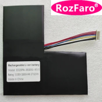 RozFaro ED20PA-3S3250-B1V1 Laptop Battery 11.55V 37.62Wh 3300mAh For ECS ED20PA2 PD97265D2 Tablet PC