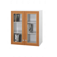 【艾蜜莉的家】3尺塑鋼壓克力雙開門上置式書櫃