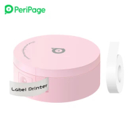 PeriPage L1 Mini Pocket Label Maker Inkless Print Portable Thermal Label Printer Compatible with iOS Android Smartphone