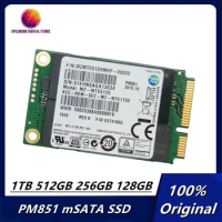 Original PM851 mSATA SSD 128GB 256GB 512GB 1TB Internal SSD 1.8 inch Nvme SATA Solid State Drive For Dell HP Lenovo Laptop Mini