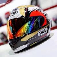 Full Face Motorcycle helmet SHOEI X14 93 Marquez lucky cat motegi2 Helmet Motocross Racing Motobike Helmet