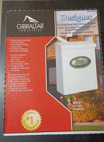 Gibraltar Industries Locking Steel Wall Mount Mailbox White