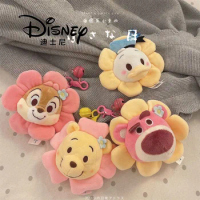 Disney Winnie Losto Anime Stuffed Toys Kawaii Donald Duck Plush Toys Cartoon Pendant Decoration Keyc