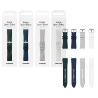 SAMSUNG Galaxy Watch4 系列 原廠潮流運動錶帶 M/L-銀色