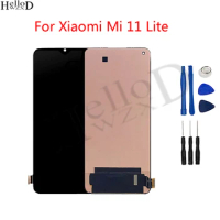 6.55" Display For Xiaomi Mi 11 Lite LCD Touch Screen Digitizer For Mi 11 Lite Replacement Parts Assembly Repair Parts+Tools
