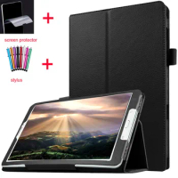 Tablet Case for Samsung galaxy tab S S2 S3 S4 S5e S6 S7 lite FE plus 8.0 8.4 9.7 10.1 10.5 Folio Stand Cover PU Leather