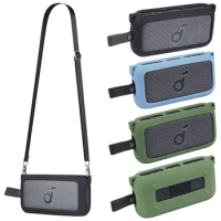 Newest Soft Silicone Outdoor Travel Case Cover With Shoulder Strap for Anker Soundcore Motion 300 Wireless Bluetooth Speaker