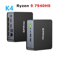 GMKtec K4 Ryzen 9 7940HS Mini PC DDR5 32GB 1TB Pcie4.0 NVMe SSD Windows 11 Pro WIFI6 BT5.2 Desktop Gaming Computer