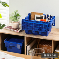 聯府KEYWAY MINI物流箱6L 台灣製造衣物收納 置物箱 工具箱 玩具收納 小物收納 (伊凡卡百貨)
