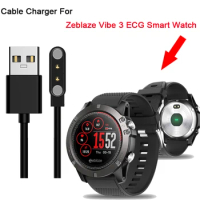 Cable For Zeblaze VIBE 3 ECG Smart Bracelet Fitness Watch Magnetic 2pin Charging Cable Charging Cable Line Magnetic USB Charger